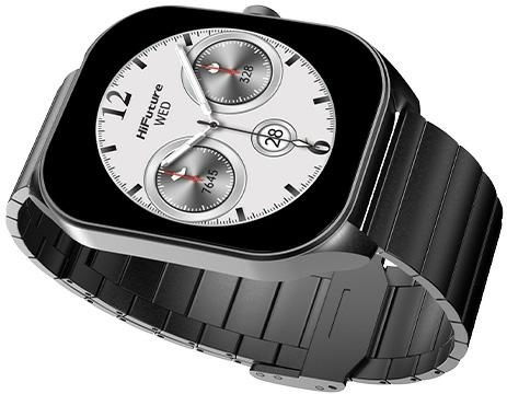 HiFuture FutureFit APEX Smartwatch with Heart Rate Monitor (Black) view 2