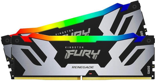 Kingston Fury Renegade RGB DDR5 96GB RAM with 2x48GB Modules and Speed 6000 for Desktop KF560C32RSAK2-96 vue 2