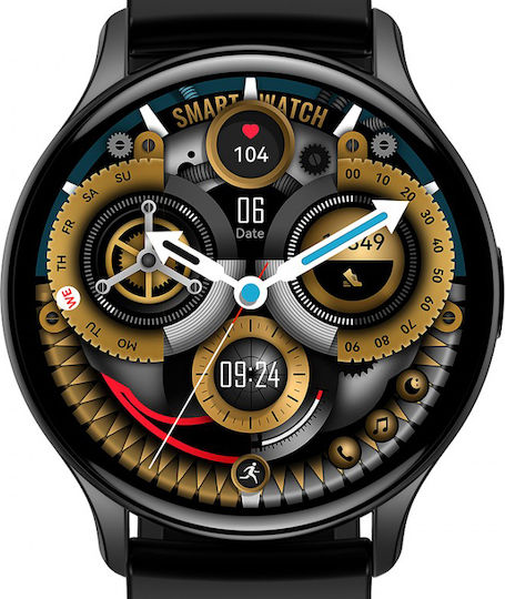Anell CA89 Smartwatch with Heart Rate Monitor (Black) view 2