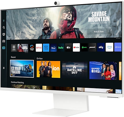 Samsung M8 M80C VA HDR Smart Monitor 32" 4K 3840x2160 with Response Time 4ms GTG vue 2