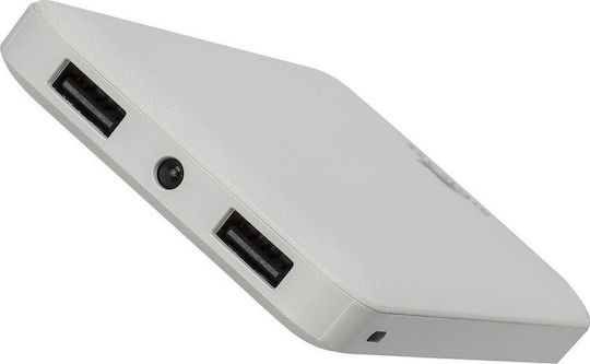 Rivacase VA2010 Power Bank 10000mAh with 2 USB-A Ports White view 5