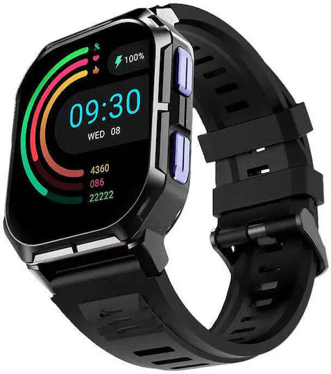 HiFuture FutureFit Ultra 3 Smartwatch with Heart Rate Monitor (Black) view 2