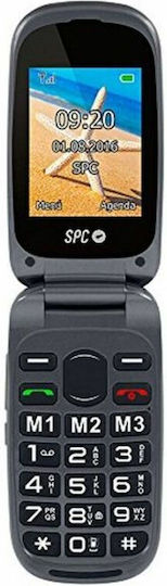 SPC Harmony Dual SIM (125MB/125MB) Mobile with Large Buttons Black view 1