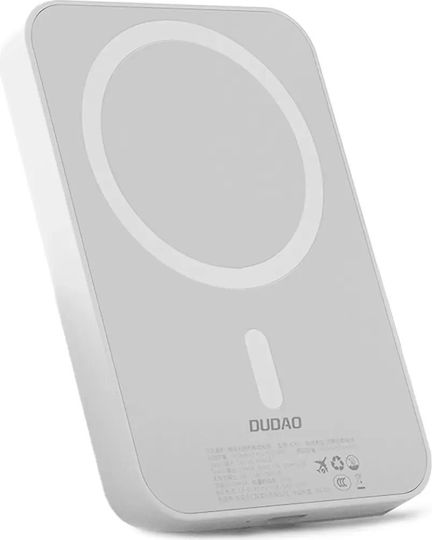 Dudao K26 MagSafe Power Bank 10000mAh 20W with USB-A Port and USB-C Port Power Delivery White