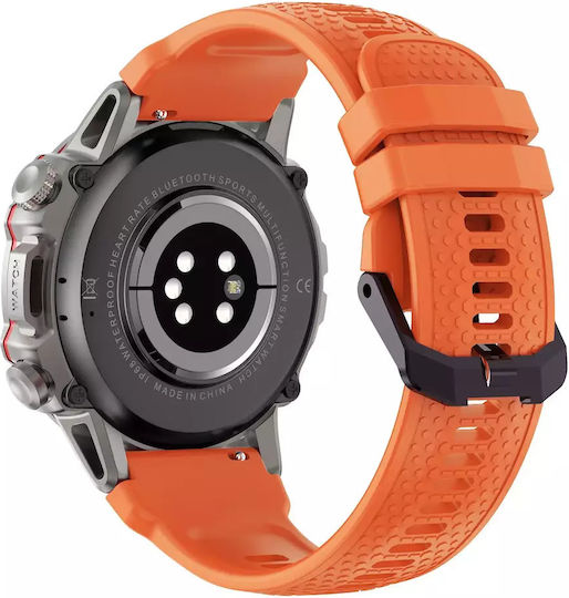 Kiano Watch Sport 49mm with Heart Rate Monitor (Silver) view 8