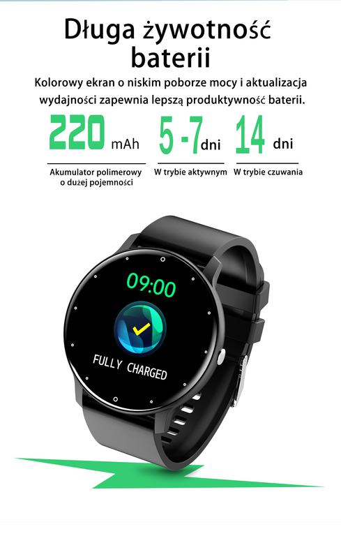 Gravity Gt1 45mm Smartwatch with Heart Rate Monitor Multicolour vue 7