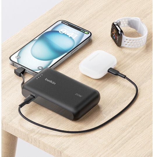 Belkin BoostCharge Power Bank 10000mAh 20W with USB-C Port Black Ansicht 7