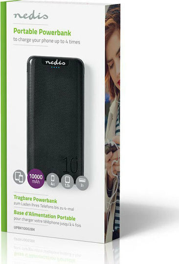 Nedis UPBK5002 Power Bank 5000mAh with 2 USB-A Ports Black view 6