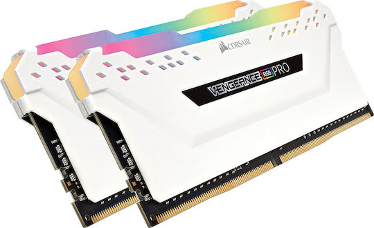 Corsair Vengeance RGB Pro 16GB DDR4 RAM with 2 Modules (2x8GB) and 3600 Speed for Desktop (CMW16GX4M2C3600C18W) view 2