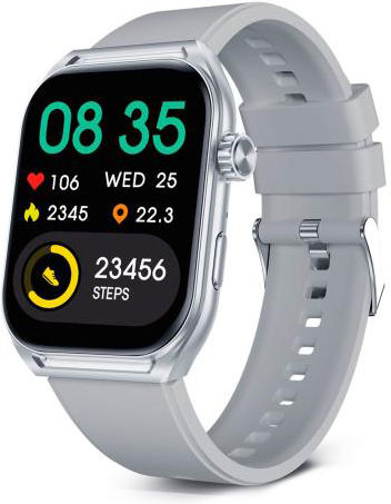 Ksix Urban Move Smartwatch with Heart Rate Monitor (Gray)