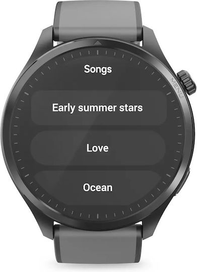 HAMA 9000 47mm Smartwatch with SIM and Heart Rate Monitor (Gray) view 4