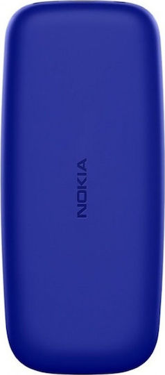 Nokia 105 (2019) Dual SIM Mobile with Buttons (English Menu) Blue view 9