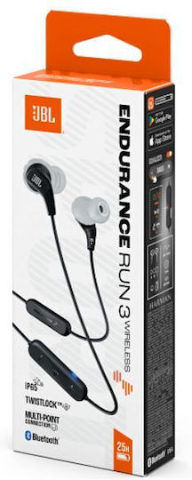 JBL Endurance Run 3 Wireless In-ear Bluetooth Handsfree Earphones with Sweat Resistance Black & Grey vista 3