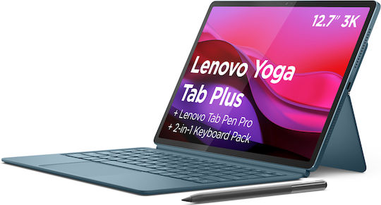 Lenovo Yoga Tab Plus 12.7Inches (16GB/256GB/Keyboard and Stylus) Blue