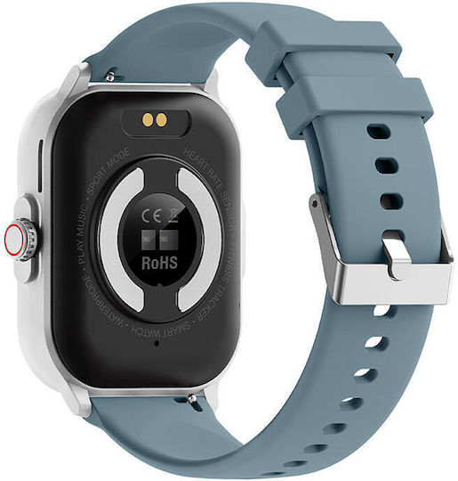 Colmi C63 Aluminium Smartwatch with Heart Rate Monitor (Blue) view 3