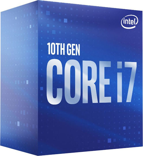 Intel Core i7-10700K 3.8GHz Processor 8 Core for Socket 1200 in Box view 1