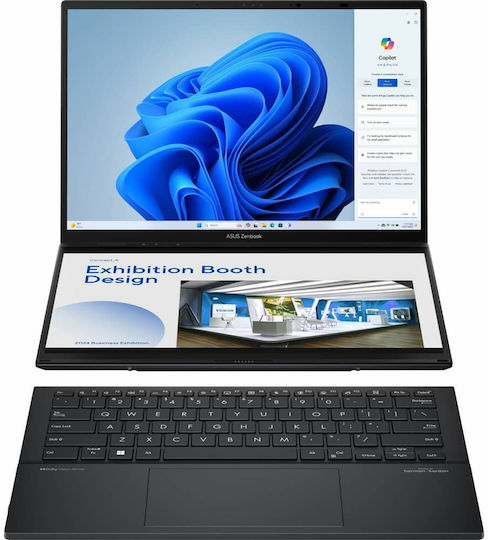 Asus ZenBook Duo 14 OLED UX8406CA-QL077X 14" Touchscreen 120Hz (Ultra 7-255H/32GB/1TB SSD/W11 Pro) Inkwell Gray (International English Keyboard) view 1