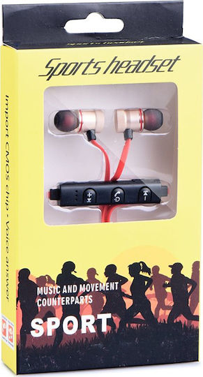 Bego SP001 In-ear Bluetooth Handsfree Earphones with Sweat Resistance Gold vista 2