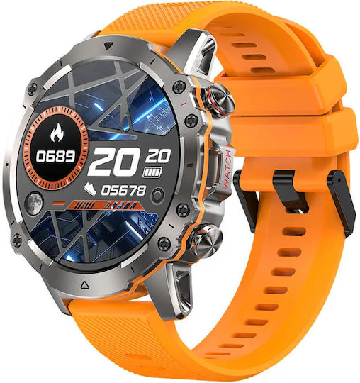 Microwear Ak56 Smartwatch (Orange) view 1