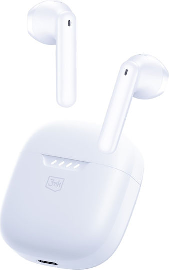 3MK Movepods ANC Earbud Bluetooth Handsfree Earphones with Charging Case White view 3