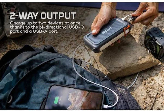 Nebo Rambler Power Bank 20000mAh with USB-A Port and USB-C Port Black view 5