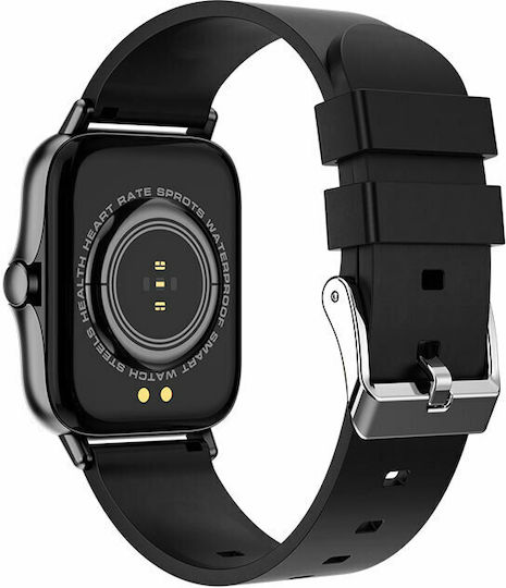 Egoboo M4 Smartwatch with Heart Rate Monitor (Black) view 4