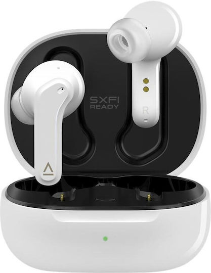 Creative Zen Air In-ear Bluetooth Handsfree Earphones with Sweat Resistance and Charging Case White