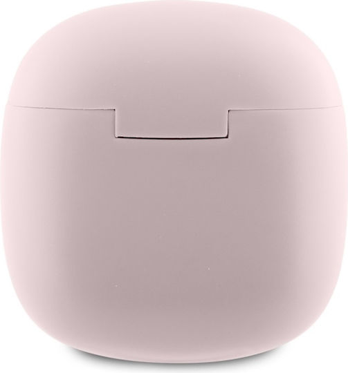 Guess Printed Classic Logo Earbud Bluetooth Handsfree Earphones with Charging Case Pink view 3