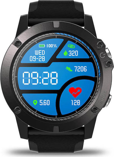 Zeblaze Vibe 3 Pro Smartwatch with Heart Rate Monitor (Black)