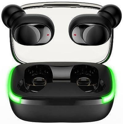 Nubi Y60 In-ear Bluetooth Handsfree Earphones with Sweat Resistance and Charging Case Black