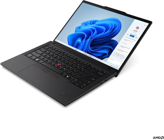 Lenovo ThinkPad T14 Gen 5 (AMD) 14" IPS FHD+ (Ryzen 7 Pro-8840U/64GB/1TB SSD/W11 Pro) (International English Keyboard) vue 3
