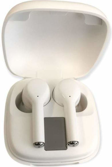 In-ear Bluetooth Handsfree Earphones with Charging Case White view 5