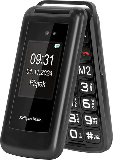 Kruger & Matz Simple 931 4G Dual SIM Mobile with Large Buttons Black view 2