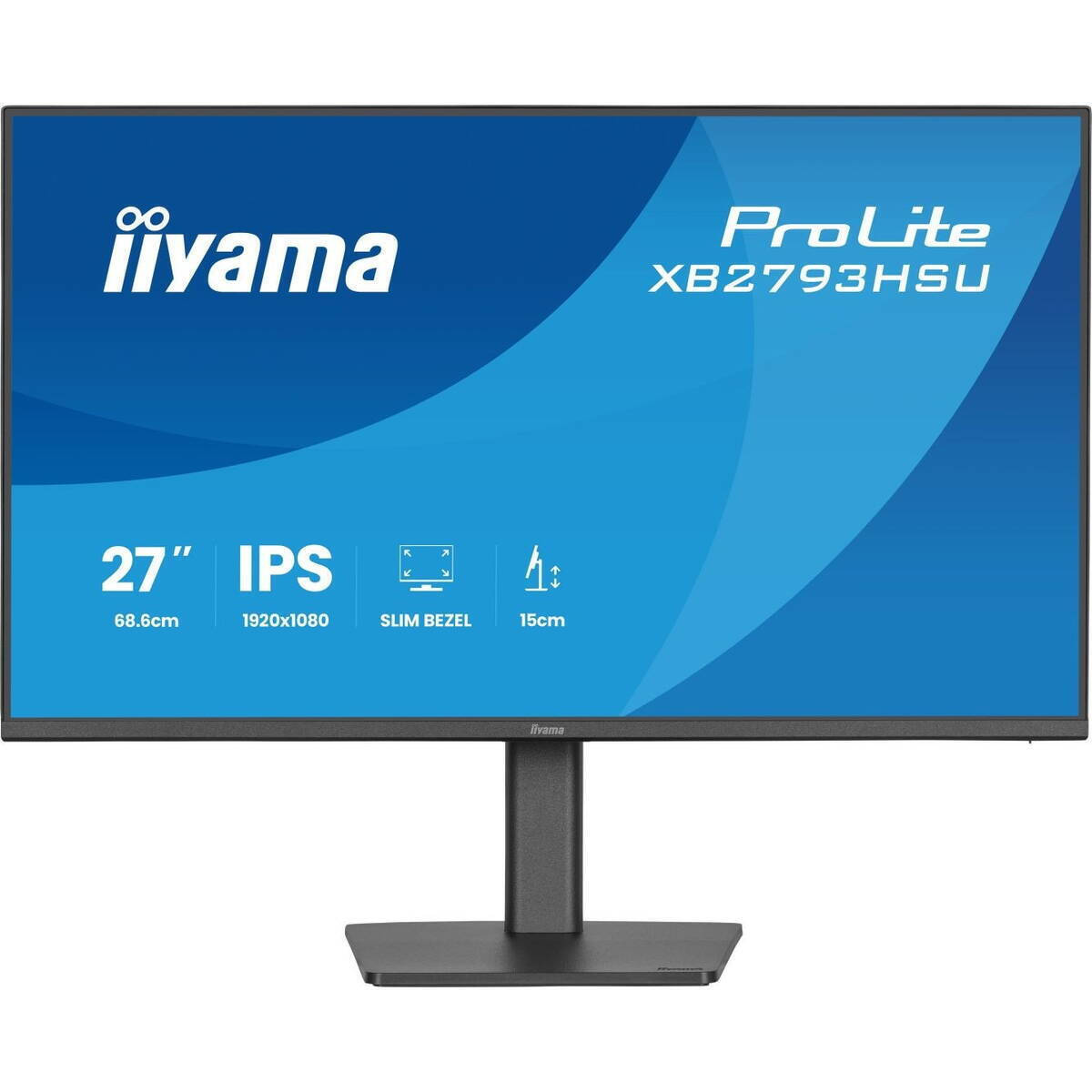 Iiyama ProLite XB2793HSU-B1 IPS Monitor 27" 1680x1050 with 4ms Response Time GTG view 1