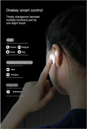 Baseus Encok W02 In-ear Bluetooth Handsfree Earphone White view 7