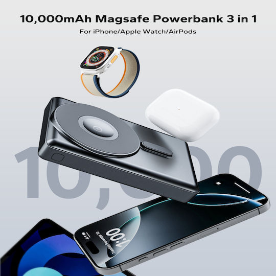 ED537 MagSafe Power Bank 10000mAh 20W Gray view 3