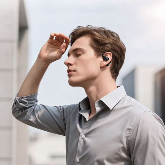 Hoco EA11 Open Ear Bluetooth Handsfree Earphones with Charging Case Black view 5
