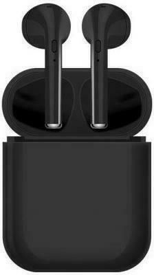 I16 Earbud Bluetooth Handsfree Earphones with Charging Case Black view 2
