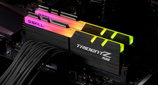 G.Skill Trident Z RGB DDR4 16GB RAM with 2x8GB Modules and Speed 3000 for Desktop F4-3000C16D-16GTZR view 5