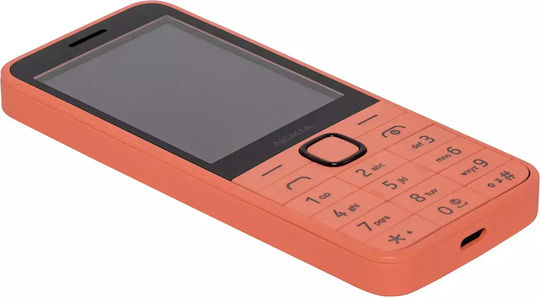 Nokia 215 4G (2024) Dual SIM Mobile Mobile Peach view 5