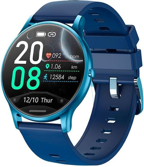 Radiant Smartwatch with Heart Rate Monitor (Blue)