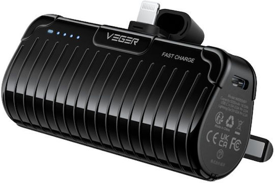 Veger W0558P Power Bank 5000mAh 20W Power Delivery Black view 6