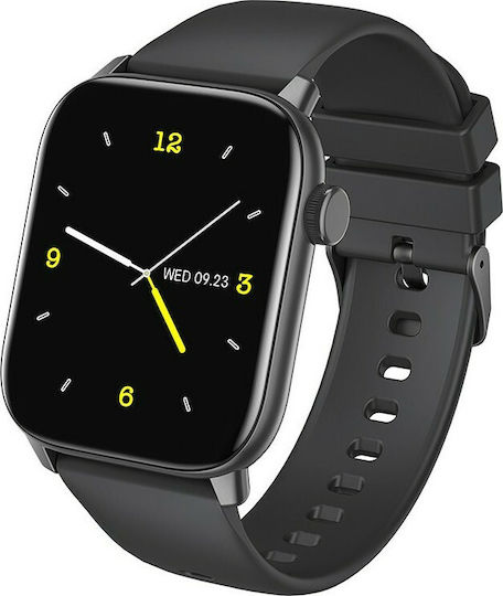 Hoco Y3 Smartwatch with Heart Rate Monitor (Black)