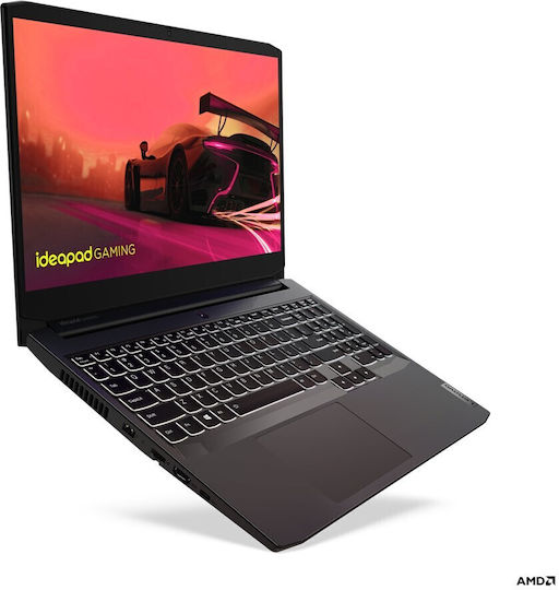 Lenovo IdeaPad Gaming 3 15ACH6 15.6" IPS FHD (Ryzen 5-5500H/16GB/512GB SSD/GeForce RTX 2050/No OS) Shadow Black (US Keyboard) view 3