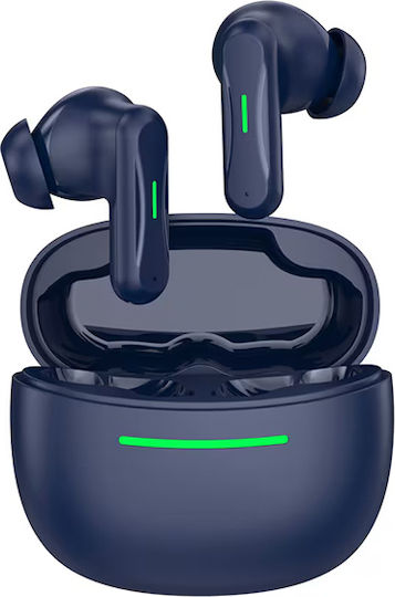 Tune Rhythm Aurapods 2 Earbud Bluetooth Handsfree Earphones with Sweat Resistance and Charging Case Blue