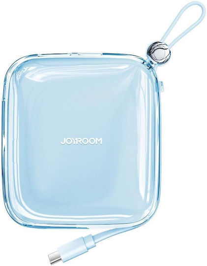 Joyroom JR-L005 Jelly Power Bank 10000mAh with USB-A Port and USB-C Port Power Delivery / Quick Charge 3.0 Blue