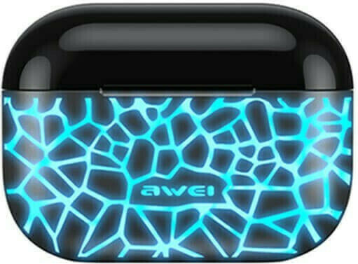 Awei T29 Pro In-ear Bluetooth Handsfree Earphones with Charging Case Ice Crack Blue view 1