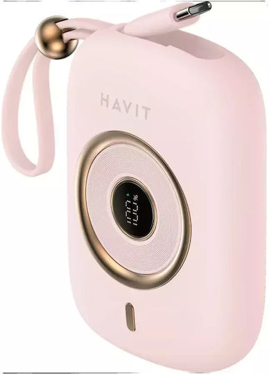 Havit Power Bank 10000mAh 35W Pink