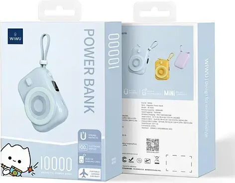 Wiwu P041 MagSafe Power Bank 10000mAh 15W Blue