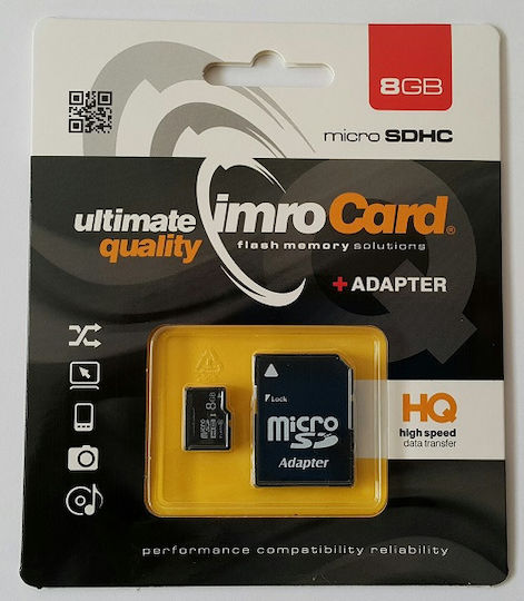 IMRO microSDHC 8GB Class 10 High Speed with Adapter 视图 2